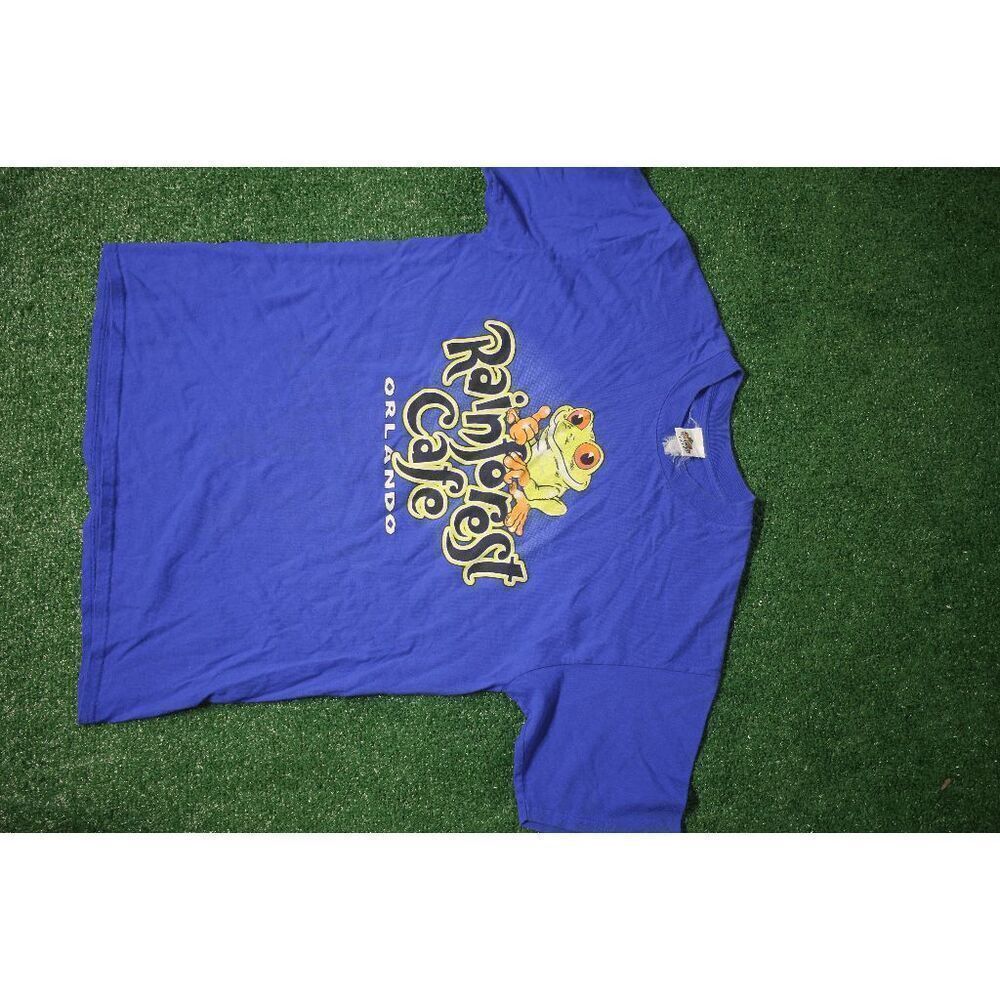 Vintage Rainforest Cafe Orlando Royal T-Shirt - Size XL
